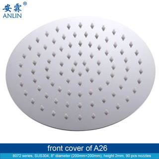 8 Inch Waterfall Stainless Steel Shower