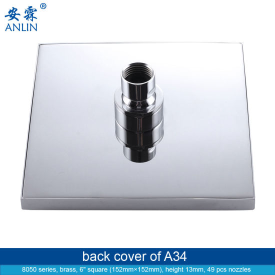 High Pressure 6 Inch Bathroom Shower