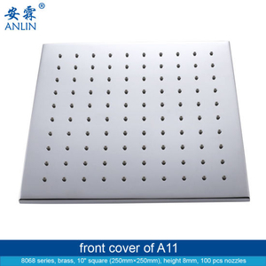 10 Inch Square Detachable Rain Shower